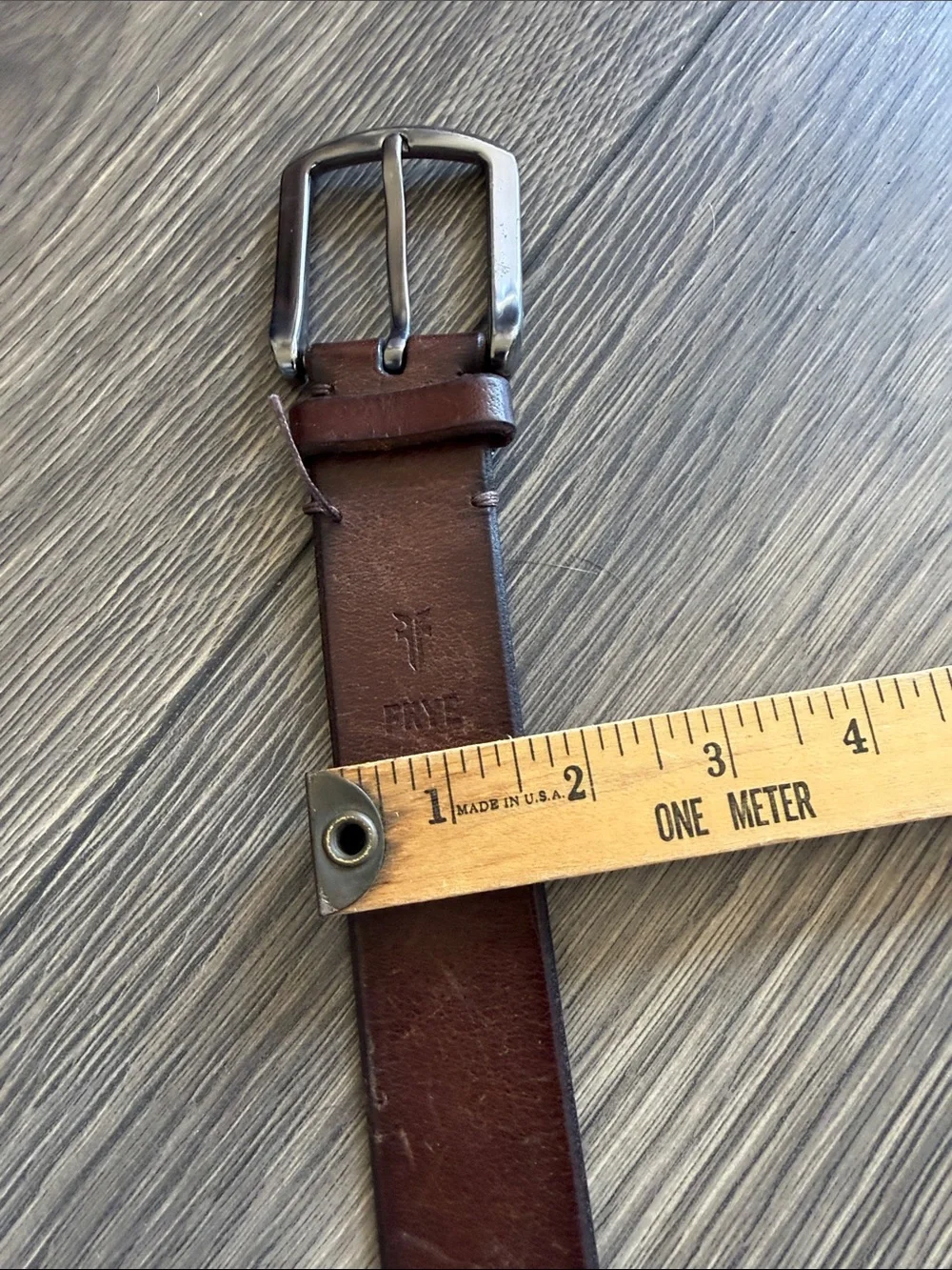 Frye brown genuine