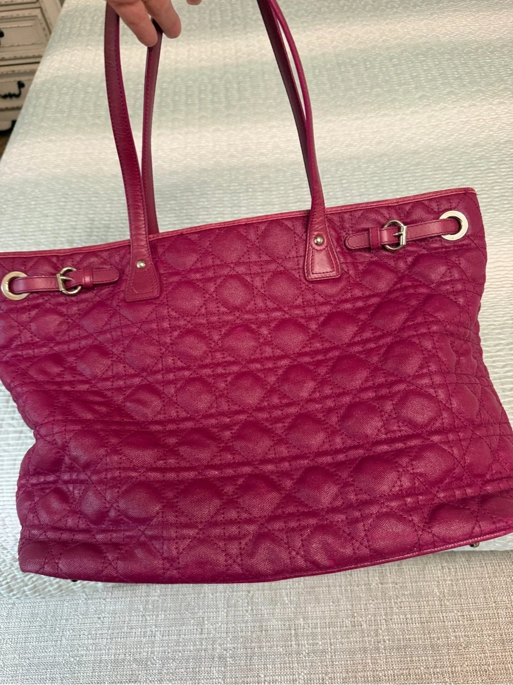 Dior quilted exterior