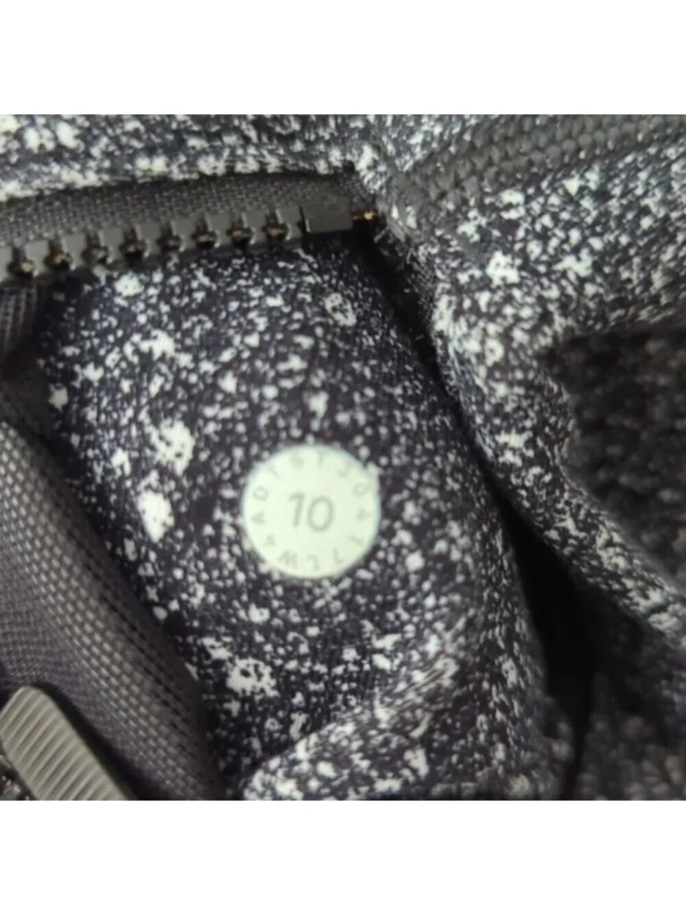 Lululemon Define Jacket Luminesce Splatter White Black