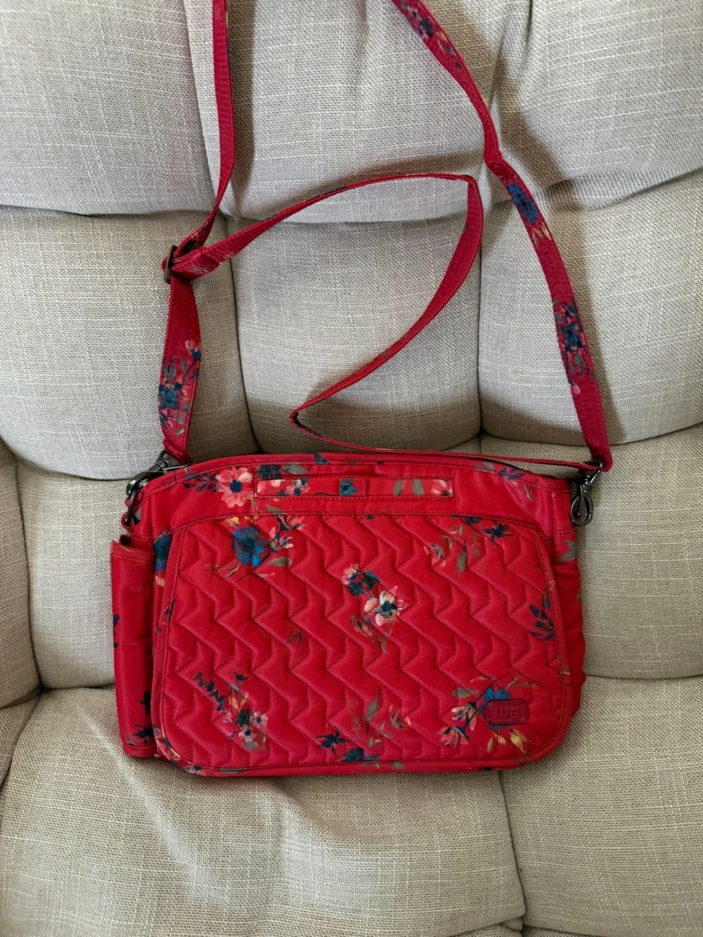 lug quilted crossbody