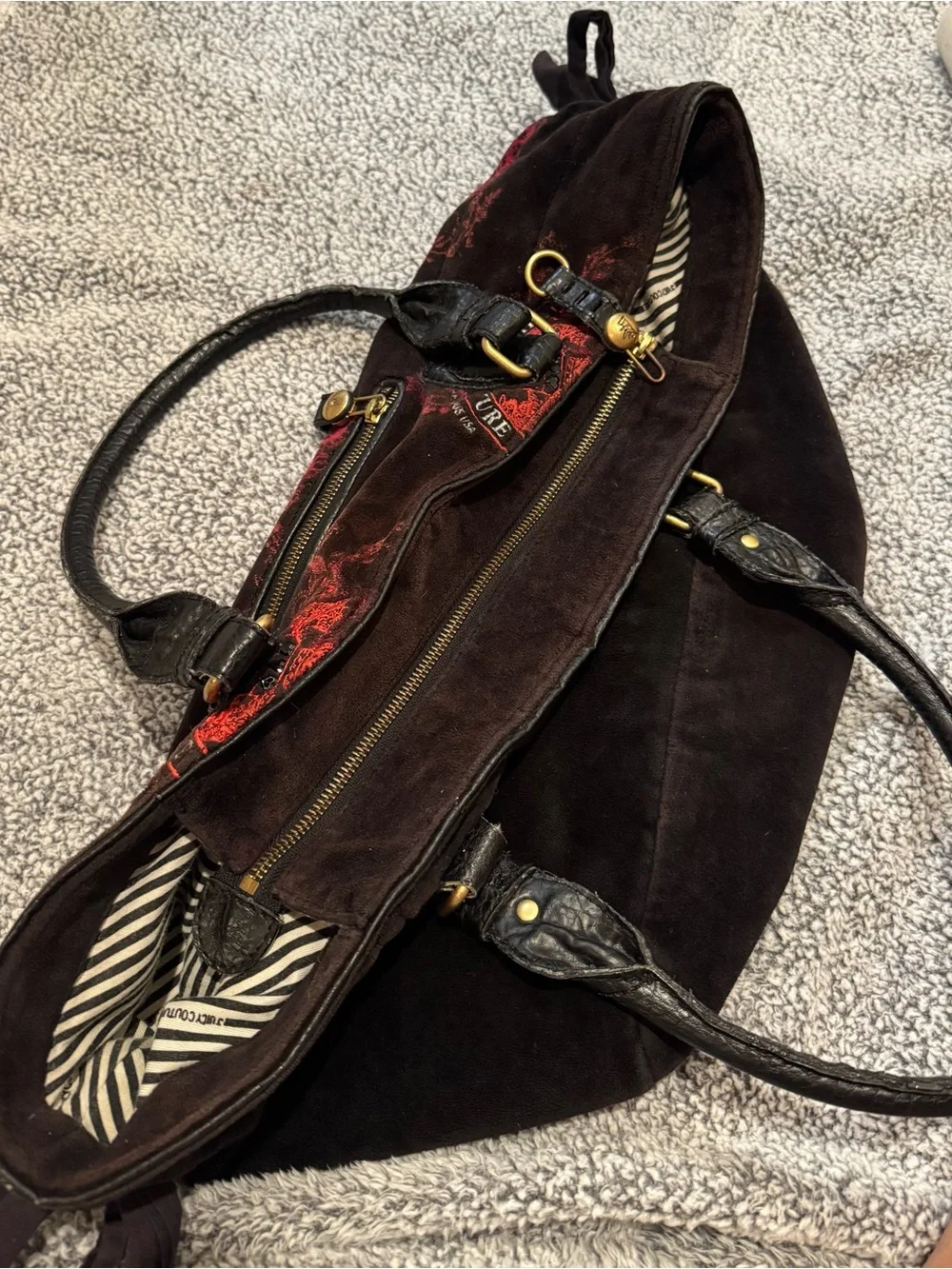Juicy Couture plush velvet