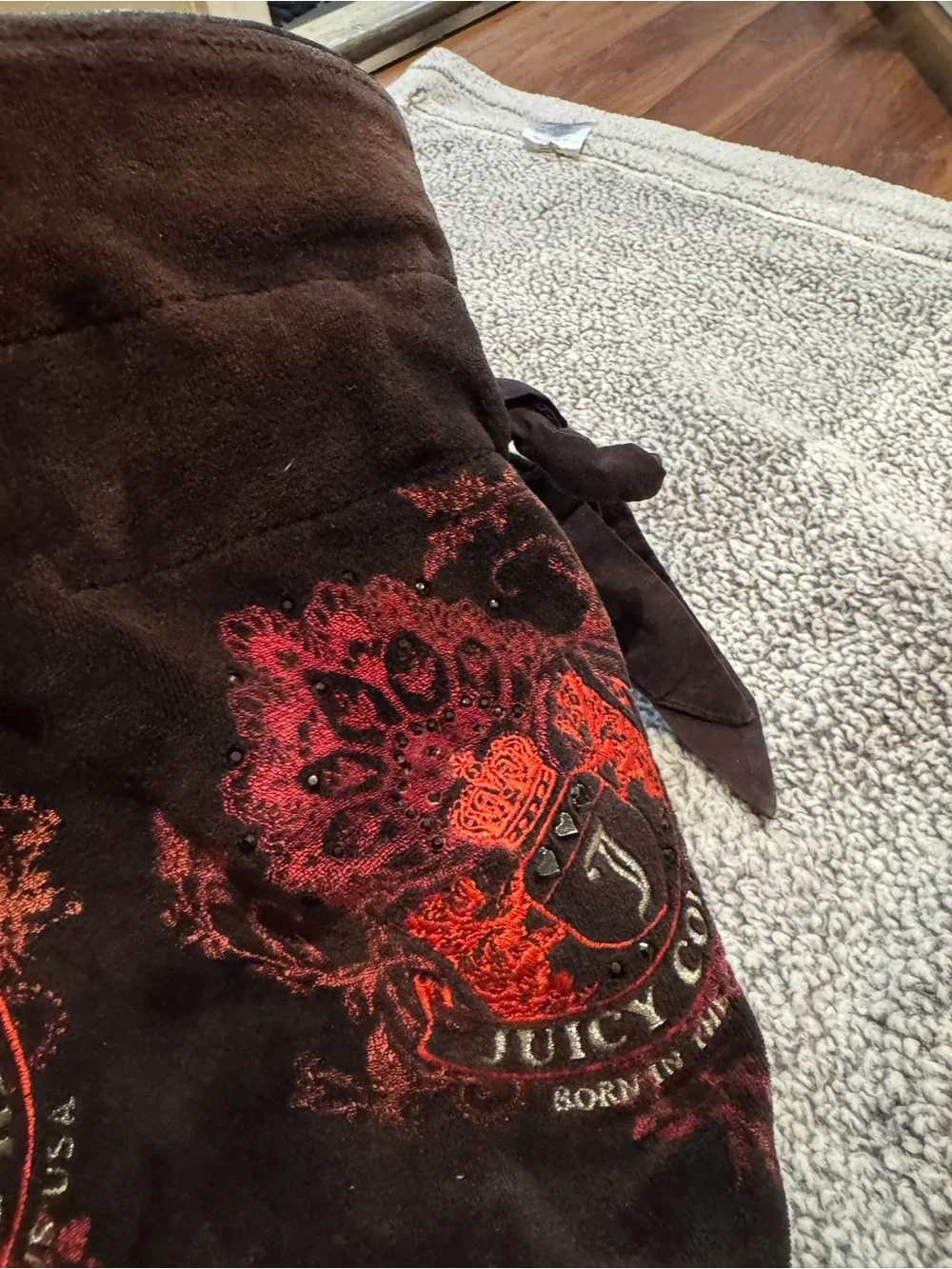 Juicy Couture plush velvet