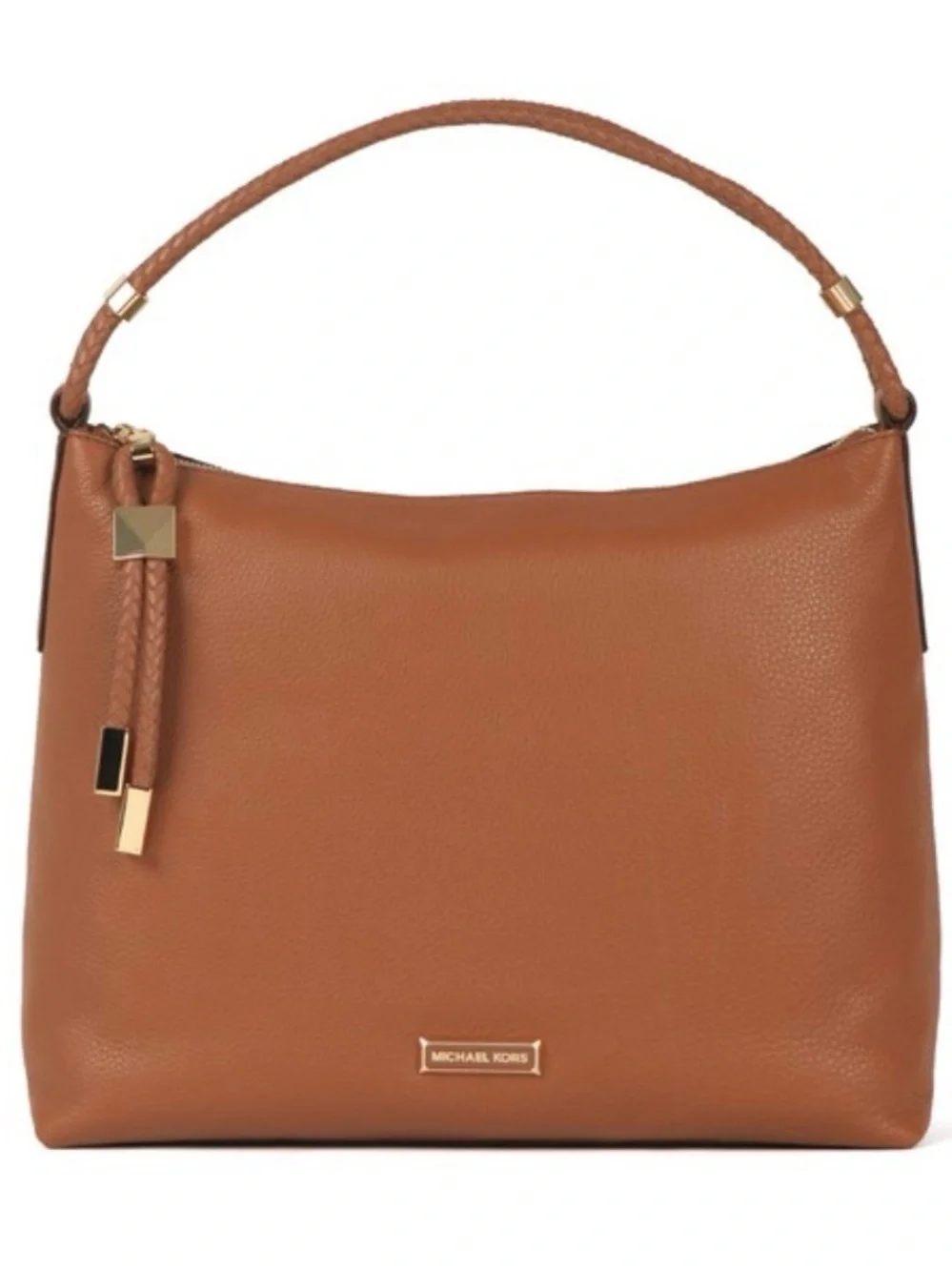 Michael Kors Tan Pebbled Leather Shoulder Tote