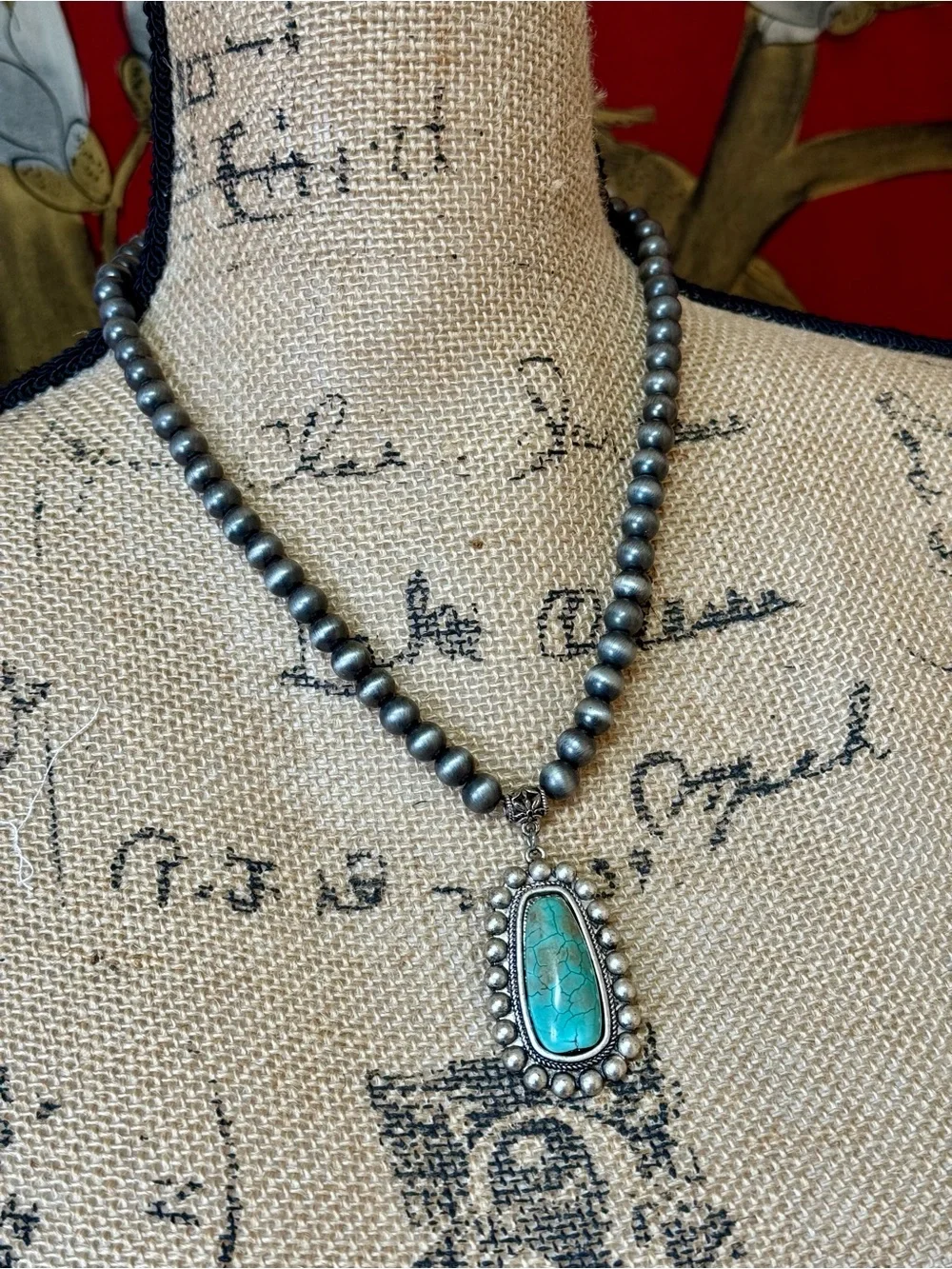 Women’s Turquoise Western Necklace | #B16