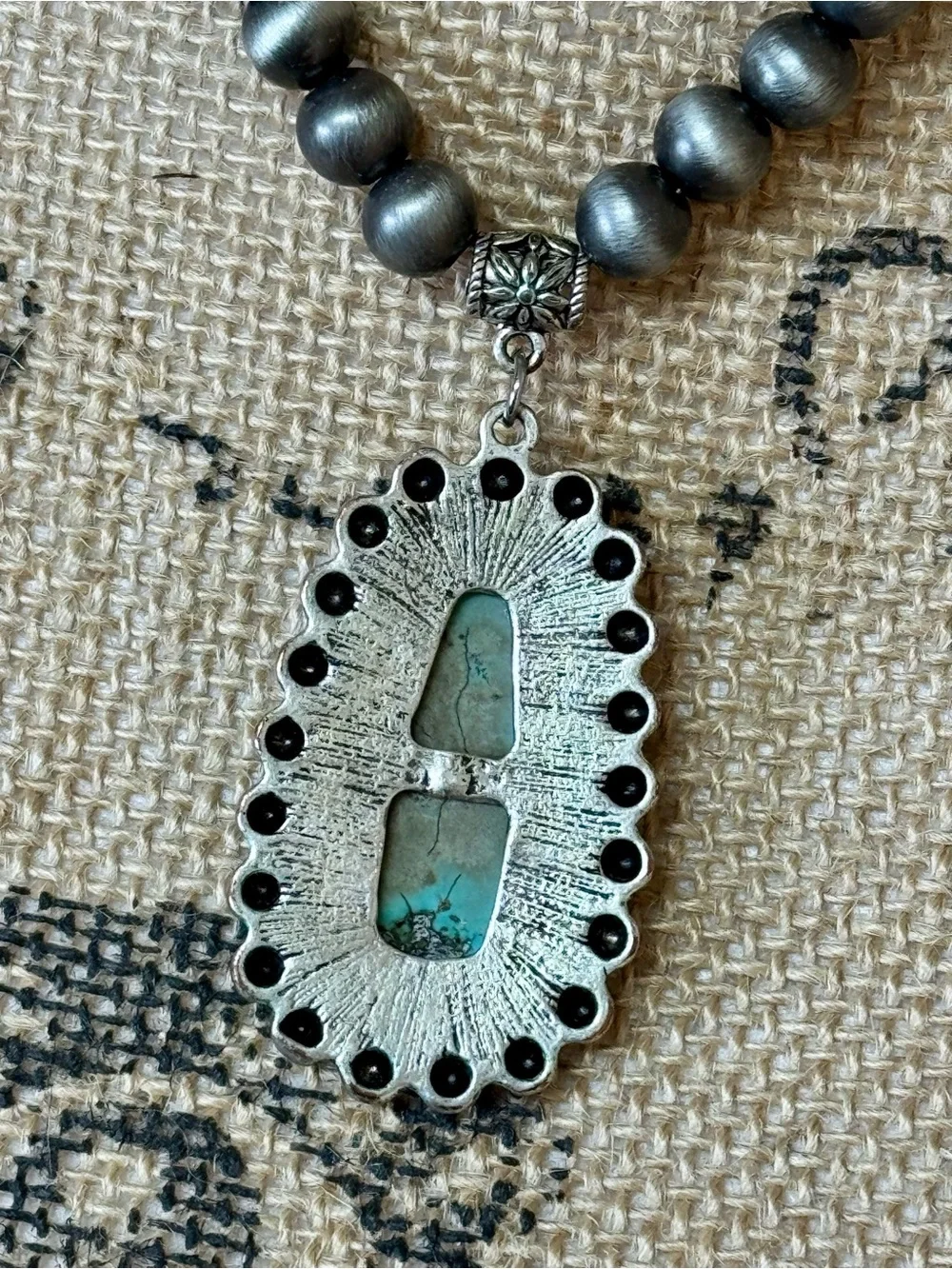 Women’s Turquoise Western Necklace | #B16