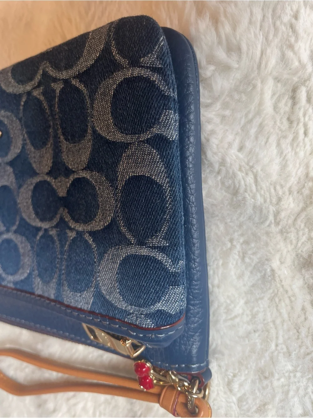 Coach double zip