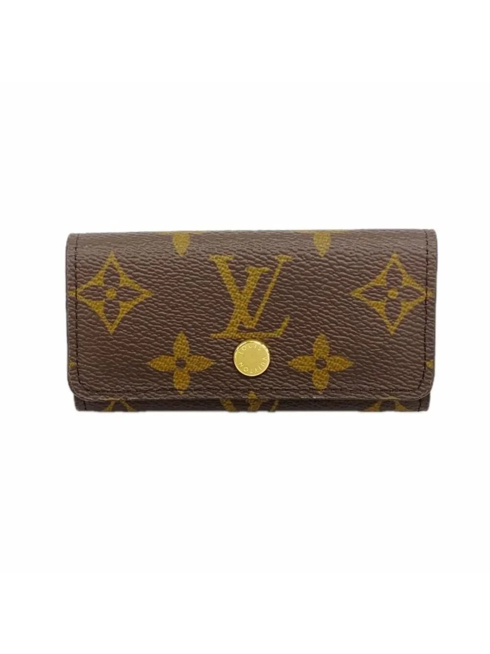 Louis Vuitton Key Case Monogram Multicles 4 Brown Key Holder