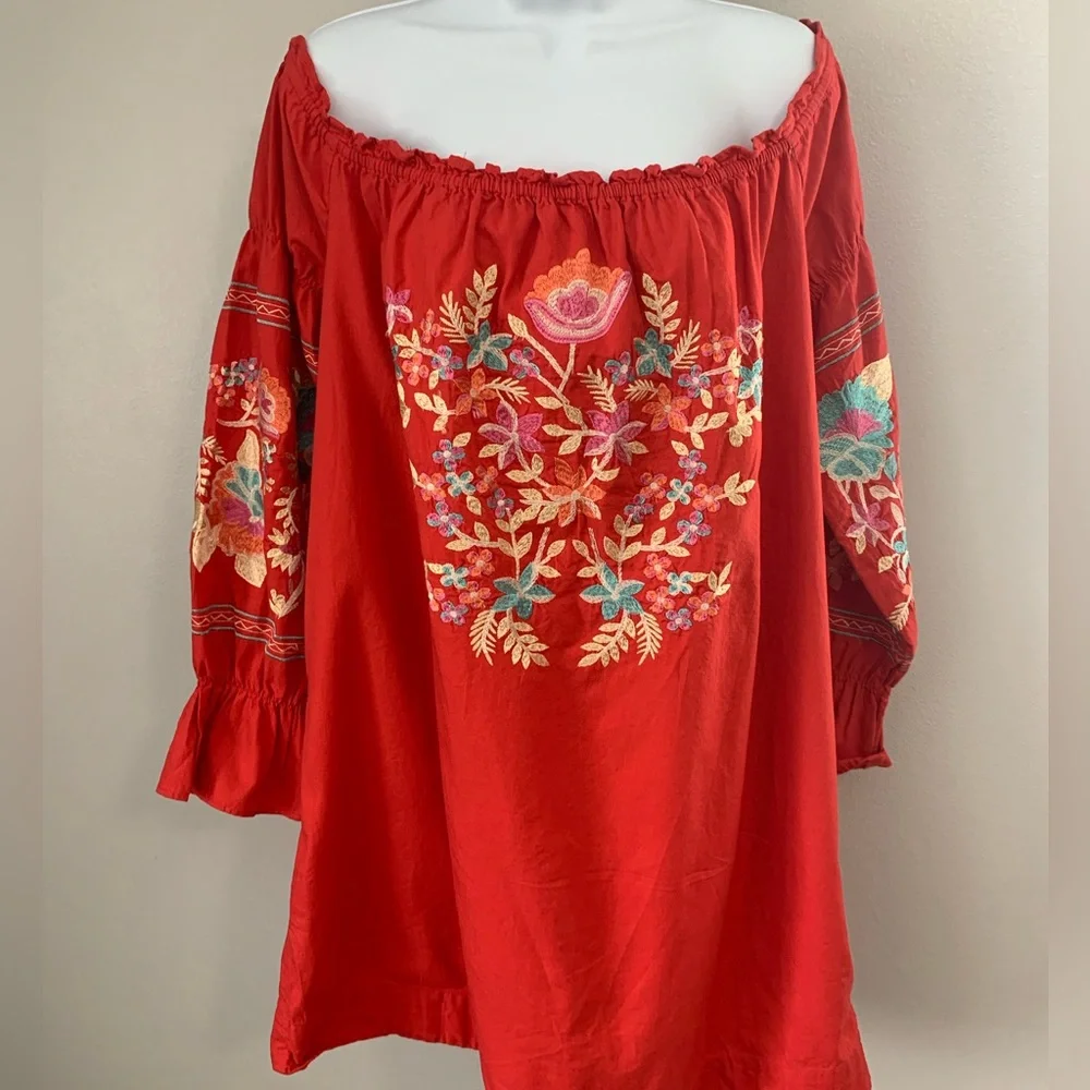 Free People vibrant red