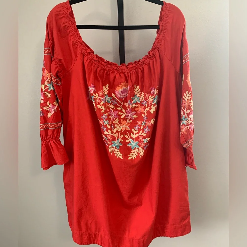 Free People vibrant red