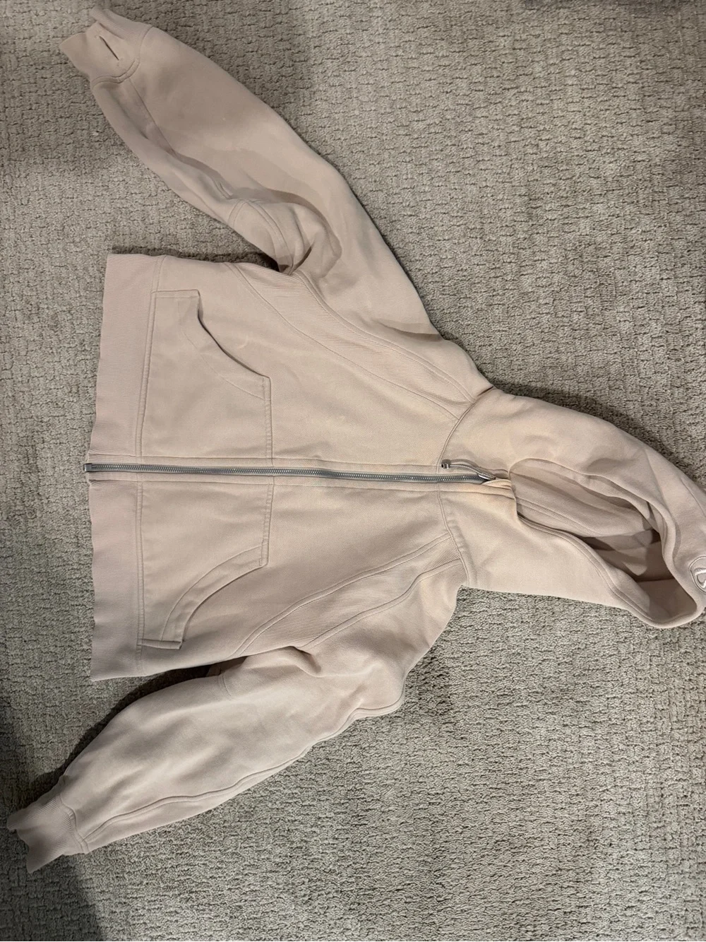 lululemon athletica Light Pink Full-Zip Hoodie