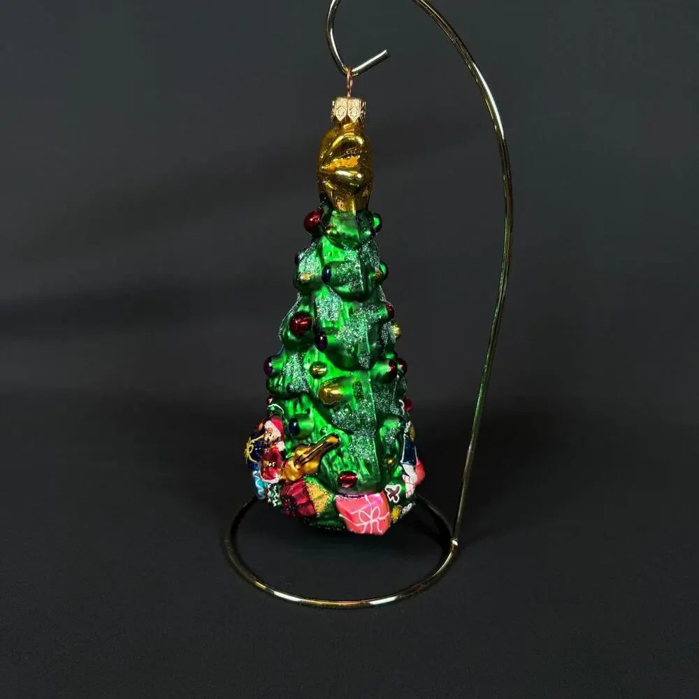 Vintage Christopher Radko SPRUCED UP SPRUCE Tree Ornament 7