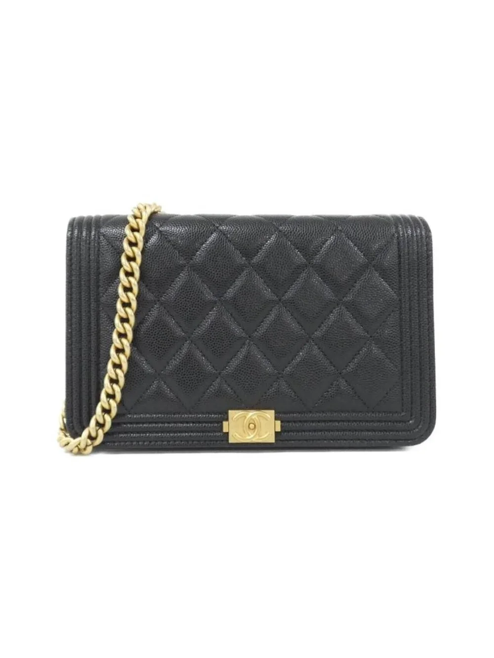 Chanel Boy Line Chain Wallet Shoulder