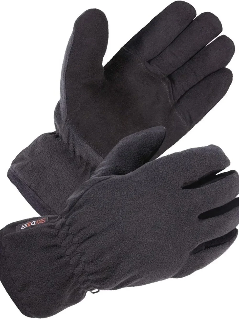 Cozy Winter Gloves - Soft Deerskin Suede, Thermal Fleece & 3M Thinsulate