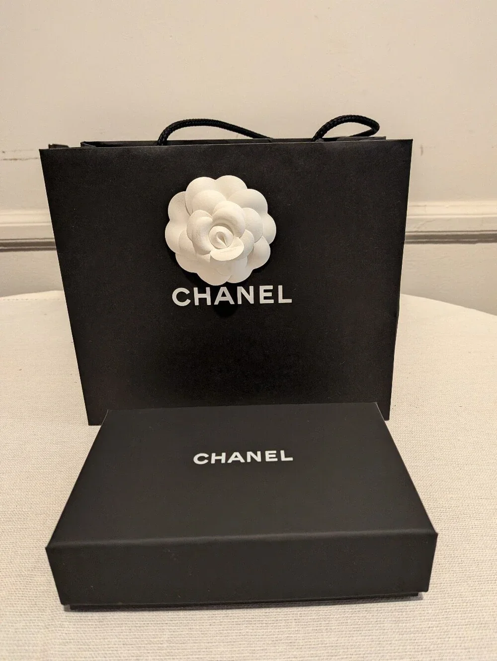 CHANEL Empty Small Box and  Shopping Bag