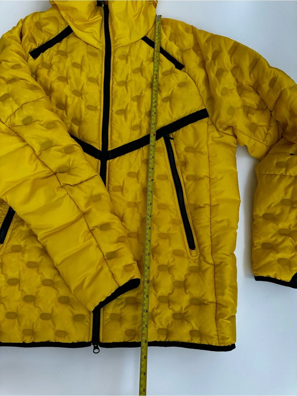 Nike Sportswear Tech Pack Down Fill Puffer Jacket Neon Yellow Men's Size L