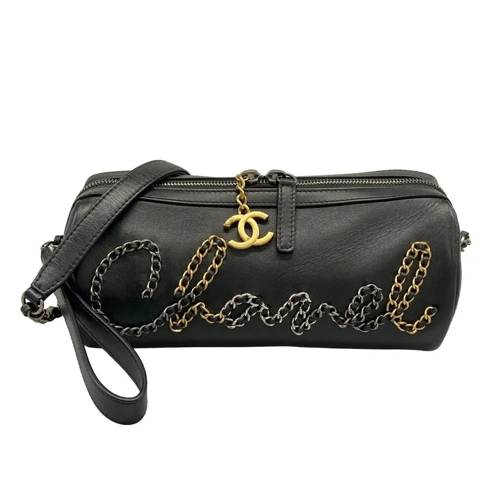 Chanel Bowling Bag Shoulder Bag AS1779