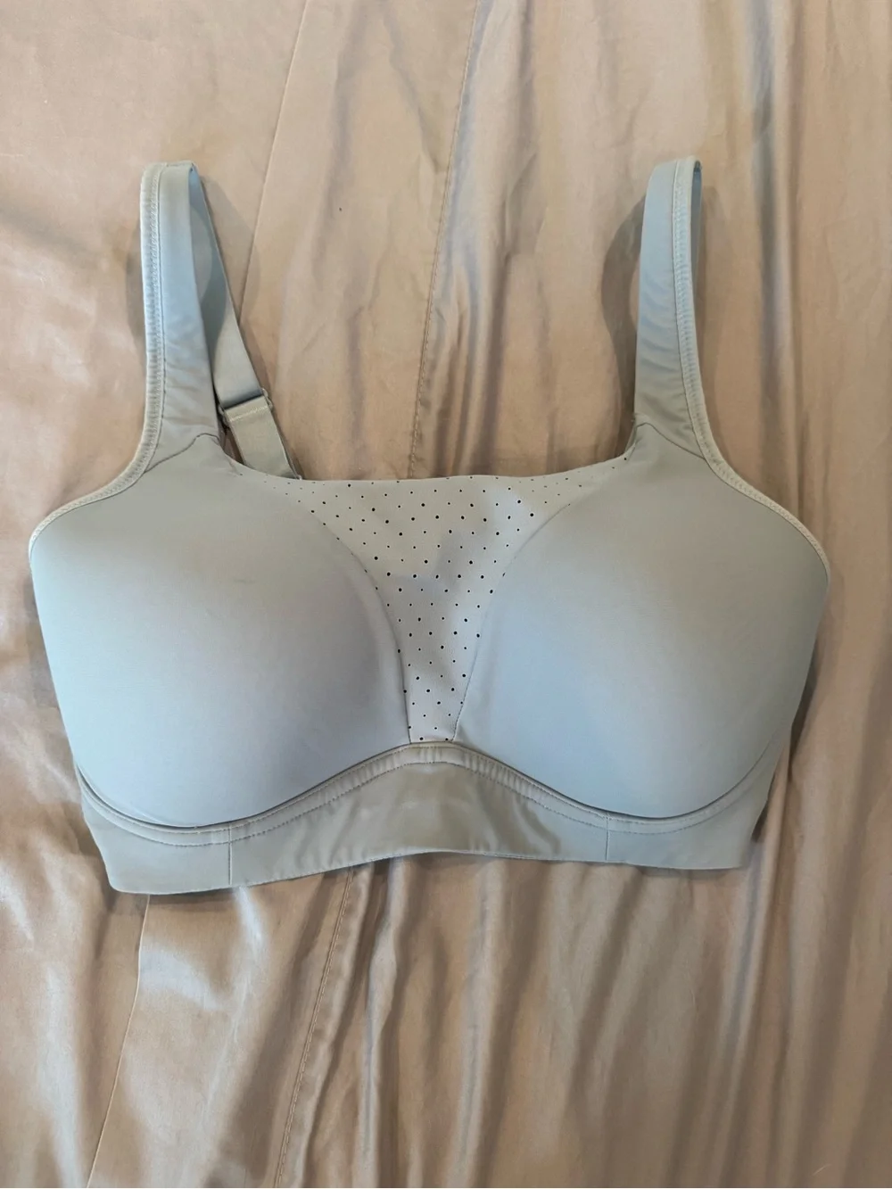 lululemon athletica Light Blue Wireless Perforated Support Bra