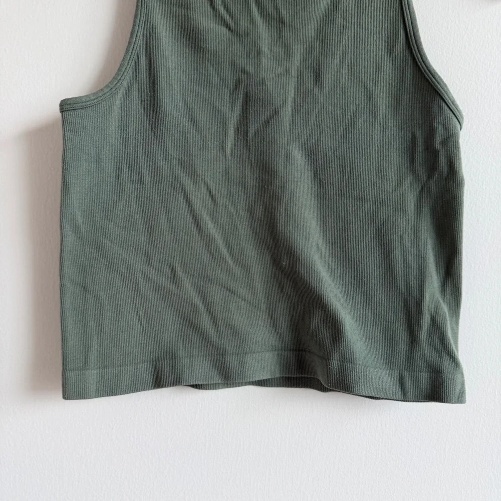 Free‎ People Intimately Sage Soft Ribbed Tank Size Medium/Large