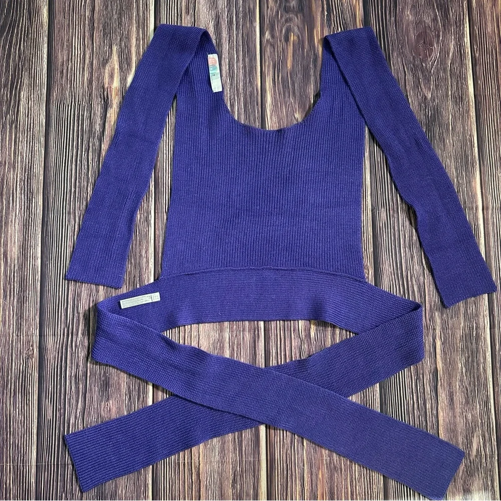 NWOT Free People Orchid Convertible Sweater‎ Tank in Supernova size medium