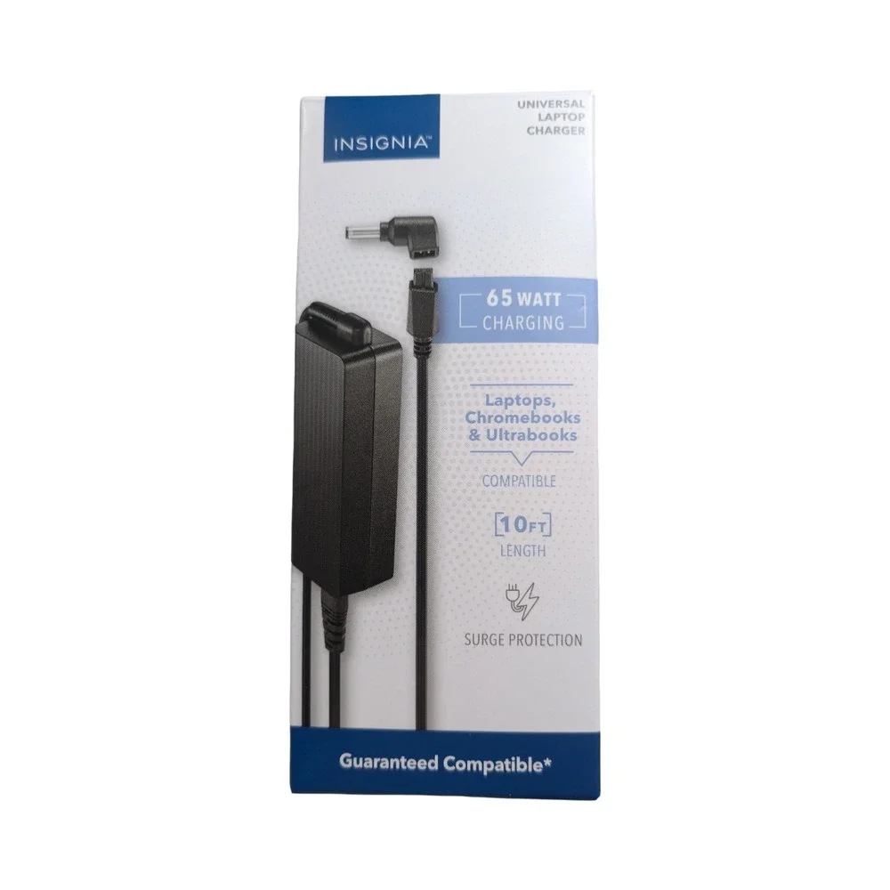 T6-O Insignia 65 Watt Universal Laptop Charger NS-PWL965‎ Black 10 Ft ⬇️