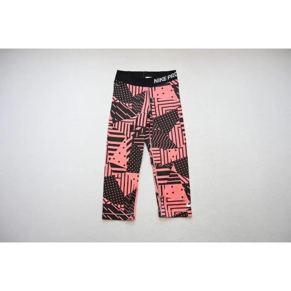 Nike‎ Pro Leggings Dri Fit Compression Yoga Trippy Pants Womens XS XSMALL
