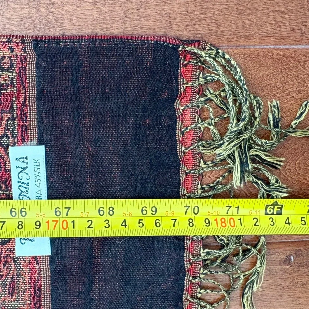 pashmina intricate butterfly