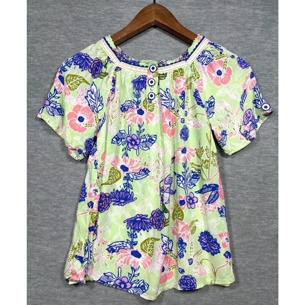 Matilda Jane 435 Girls Top Adventure Begins Rock Paper Scissors Sz‎ 12