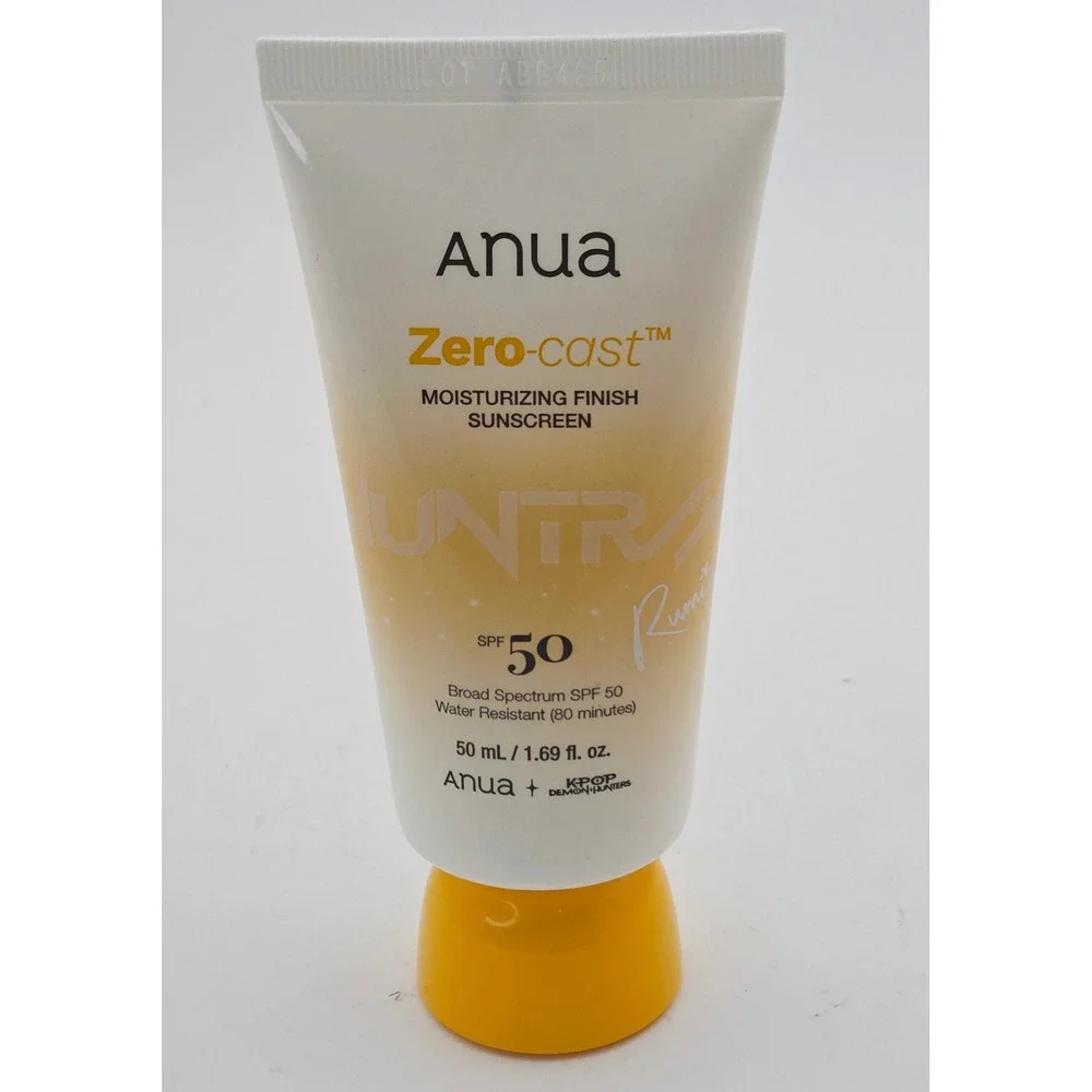 Anua Zero-cast Moisturizing Finish Sunscreen SPF 50 K-Pop Demon Hunters 50ml