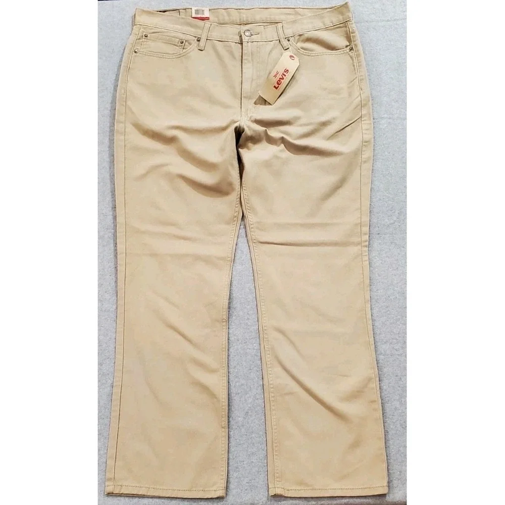 Levi's 514 Men's Straight Fit Jeans Beige Tan, Size 40x32 -‎ IRREGULAR
