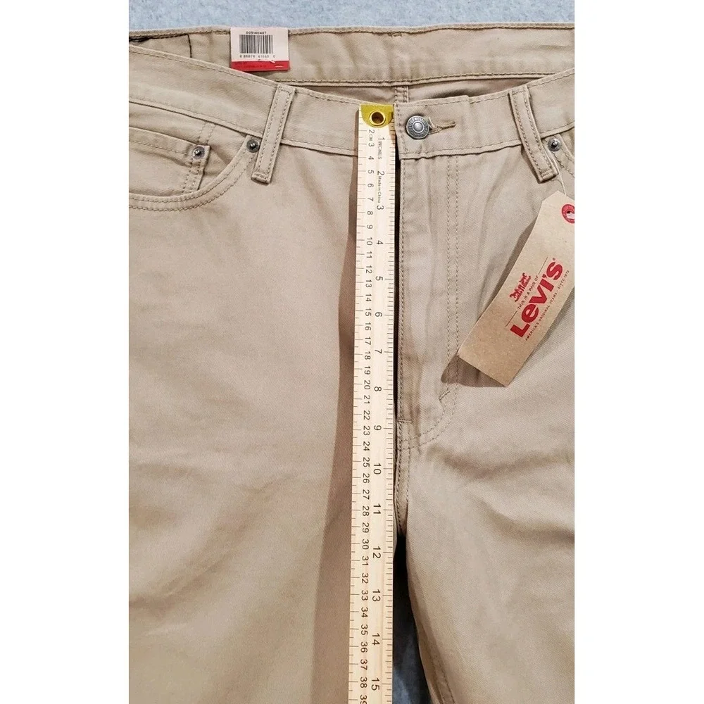 Levi's 514 Men's Straight Fit Jeans Beige Tan, Size 40x32 -‎ IRREGULAR