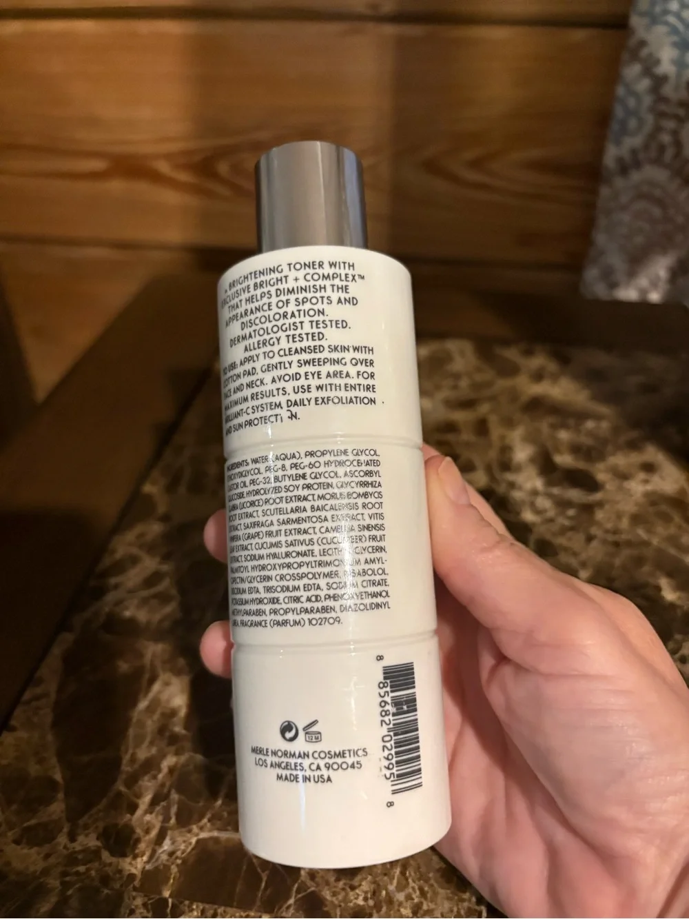 Merle Norman brightening toner