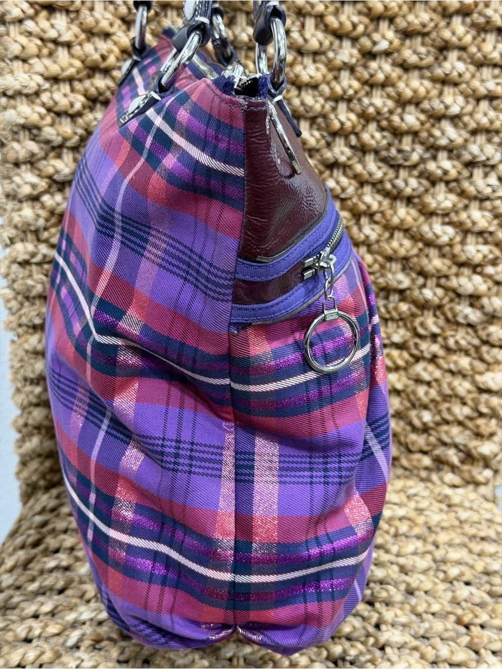 Coach poppy tartan