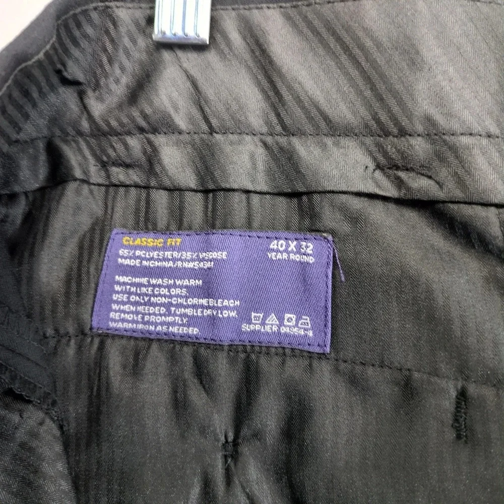 Stafford black pleated