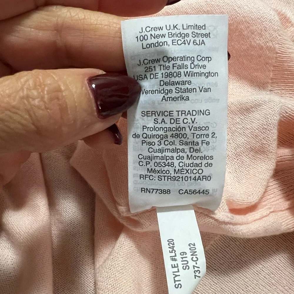 J. Crew crew 100%