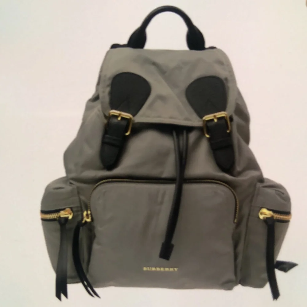 Burberry green gray