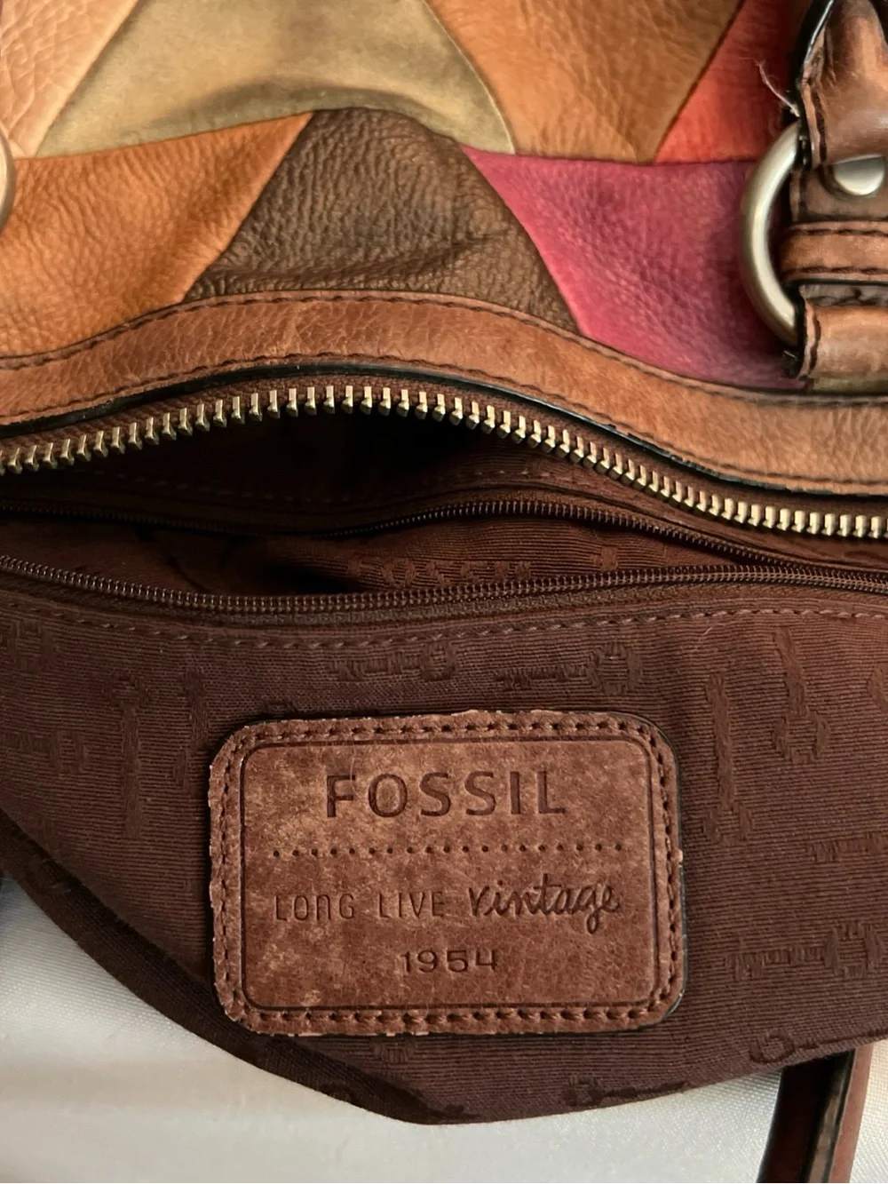 Fossil multicolor patchwork
