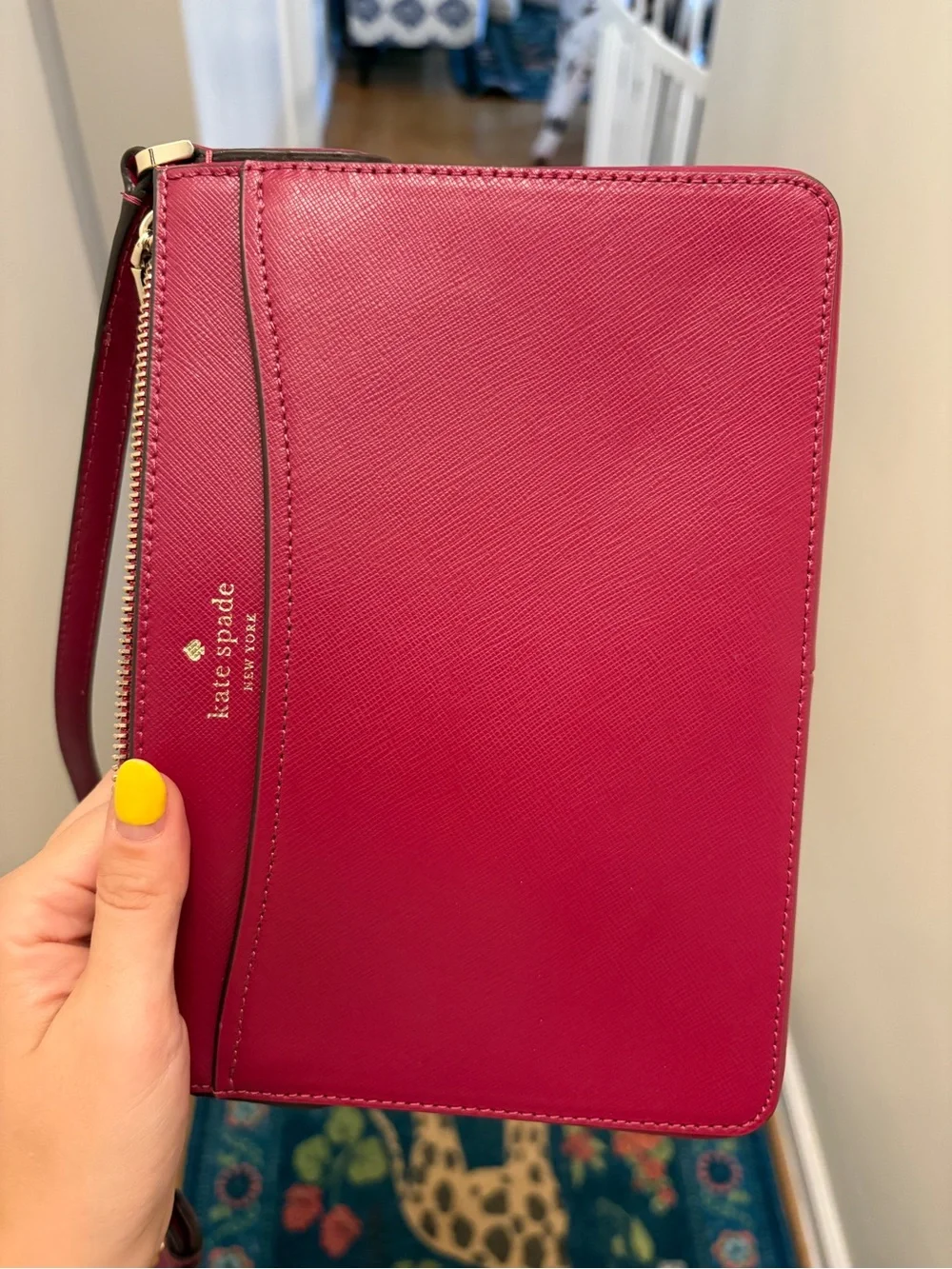 kate spade compact saffiano