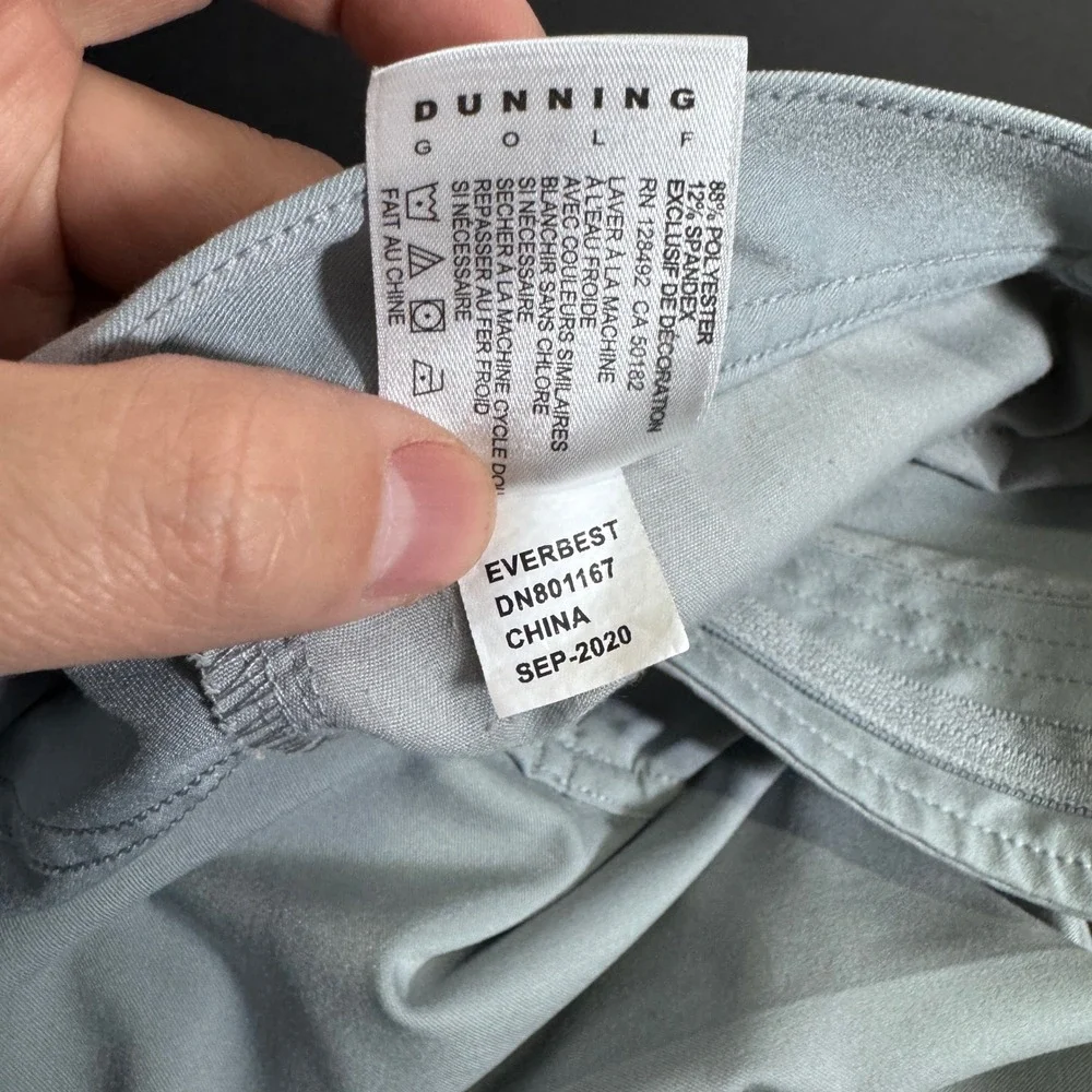 dunning measurements waist