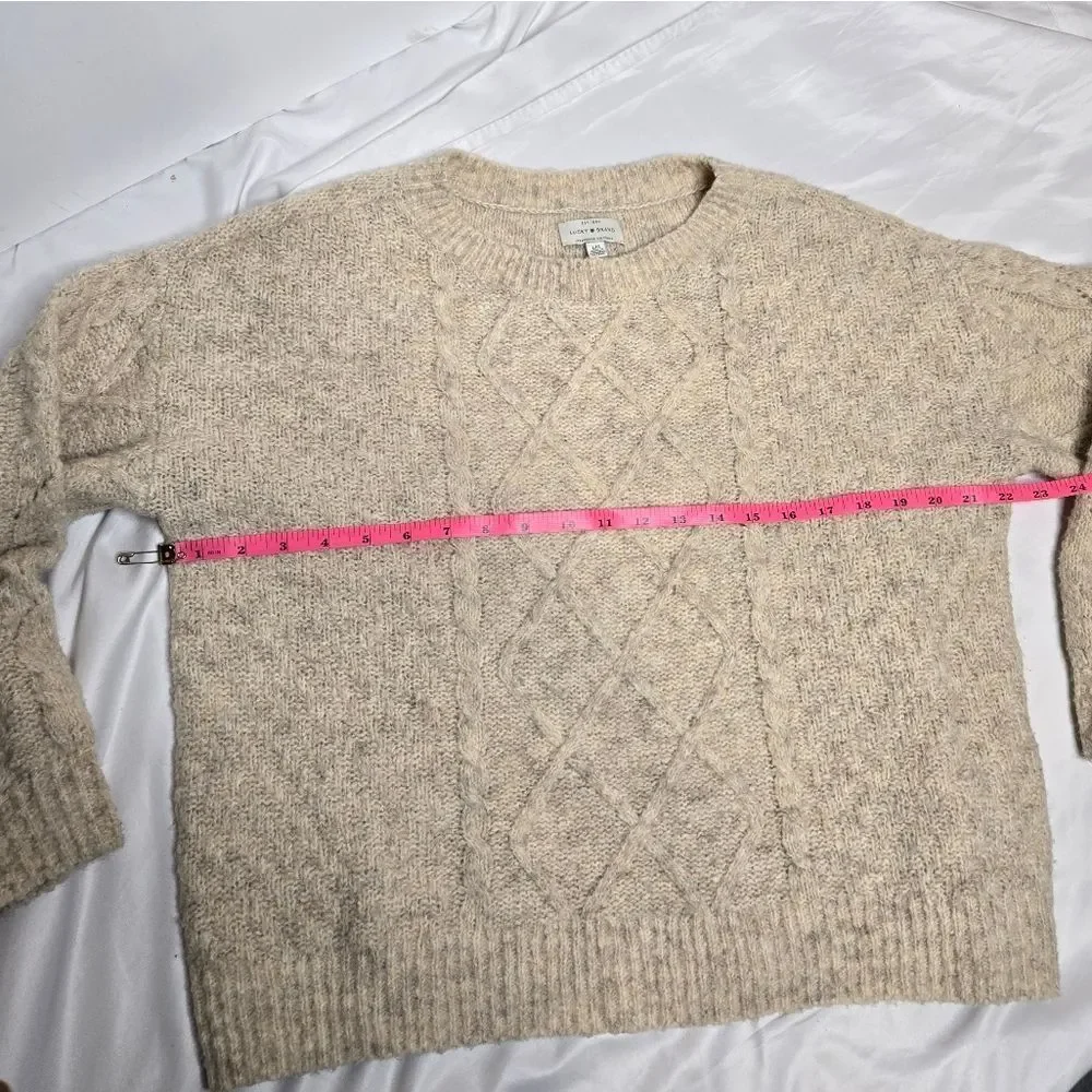 Lucky Brand cable knit