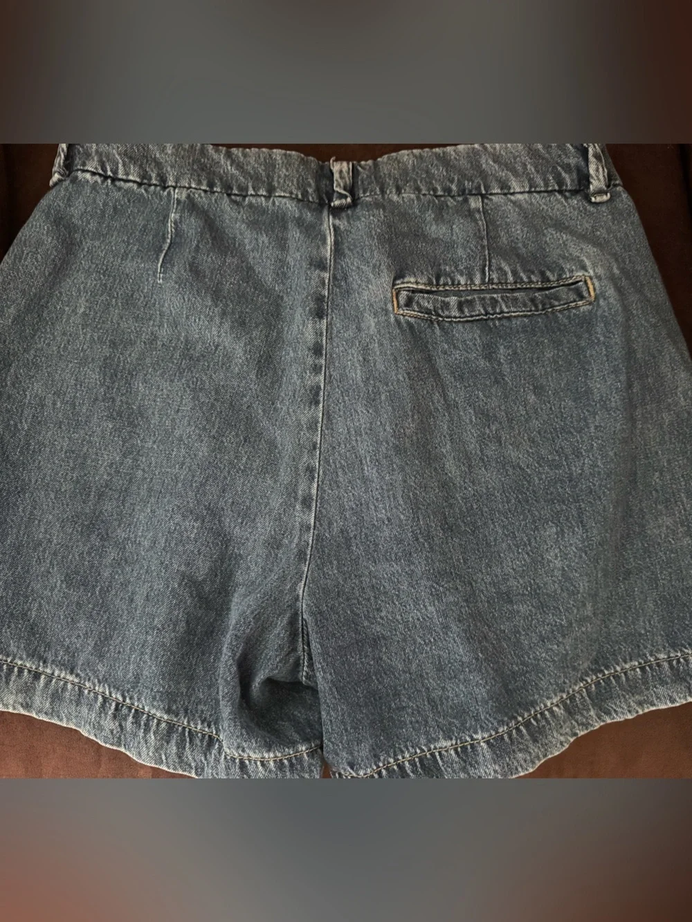 Old Navy Taylor Extra High rise adjustable waist jean shorts -SZ M Y1