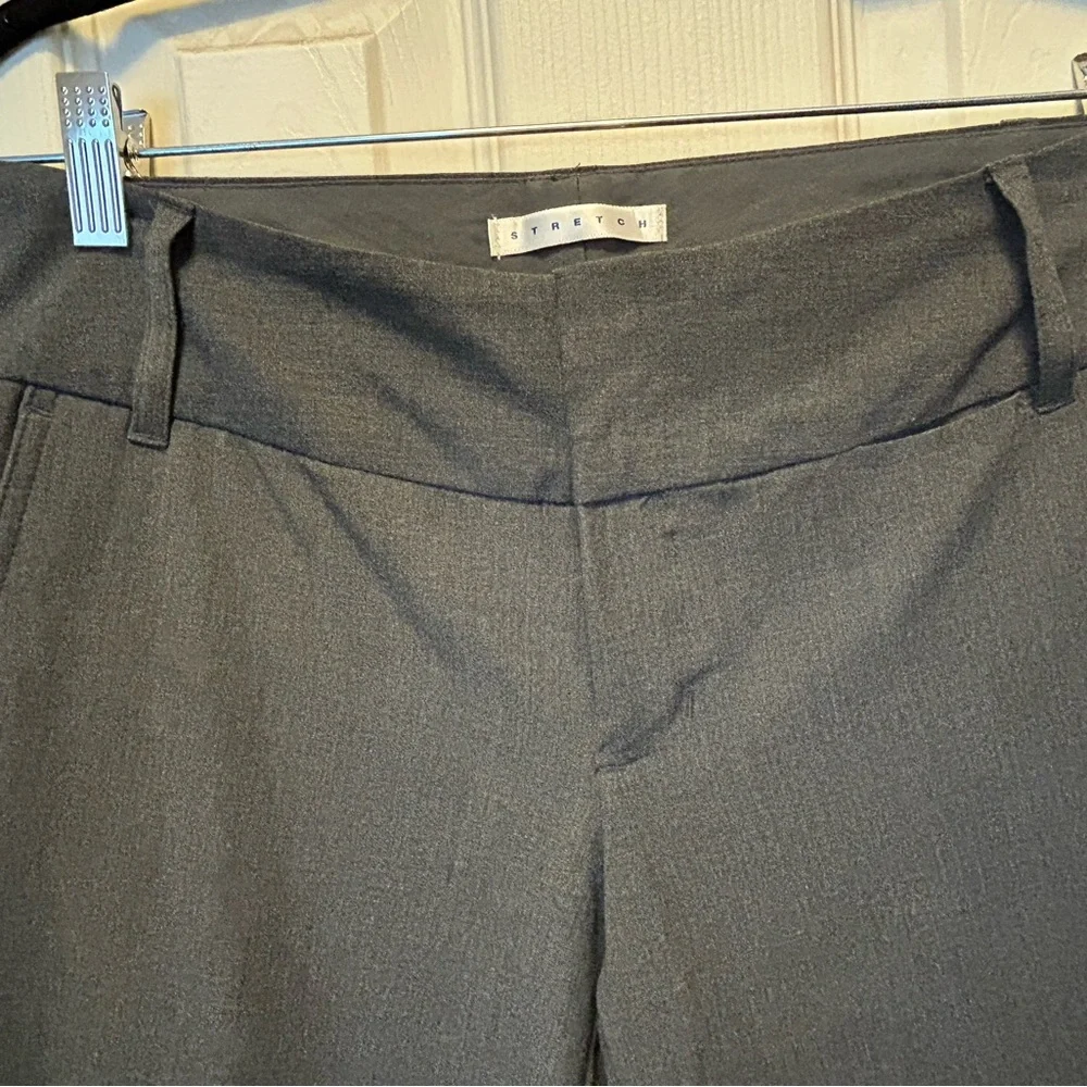 Old Navy Stretch Wide Leg Business Casual Career Dress Pant Trouser Gray Size 4