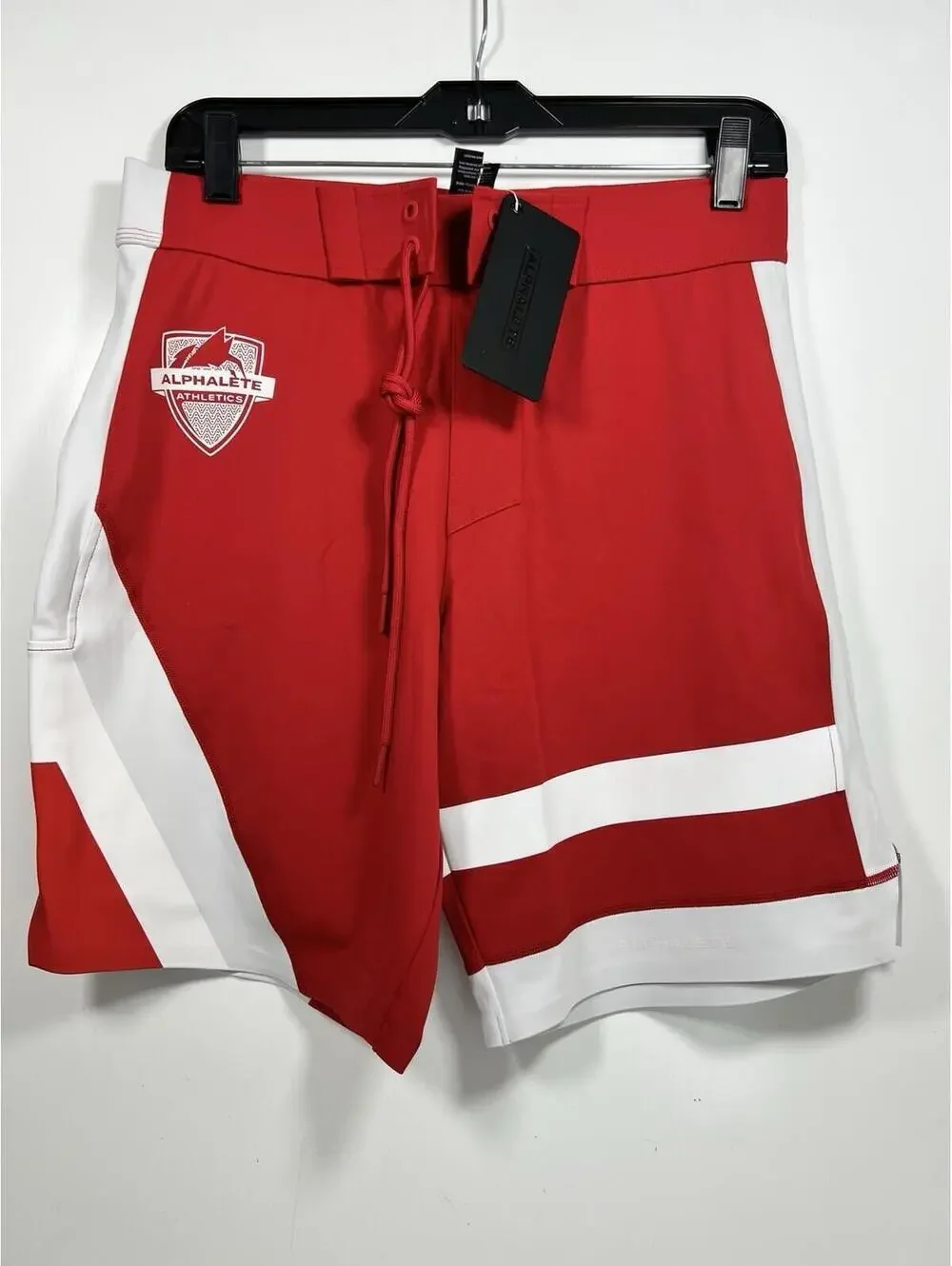 Alphalete Aztec Boardshorts Crimson Coin Slim Fit Sz 32 NWT Surf Swim