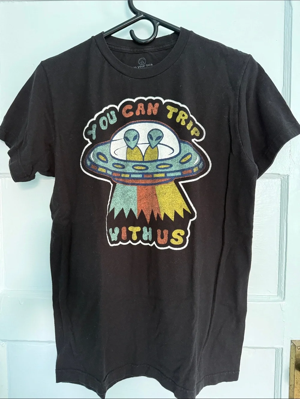 In your face apparel black short