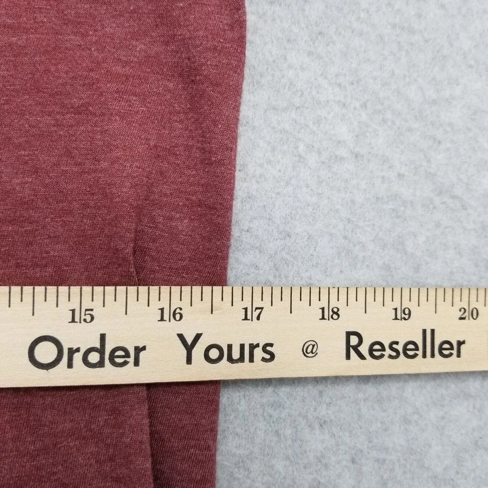 Levis Shirt‎ Mens Small Red Long Sleeve Arm Print Spell Out Logo
