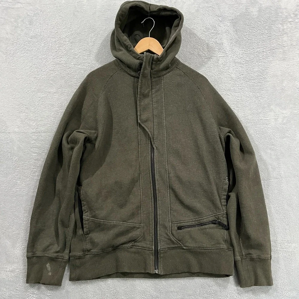 Lululemon Jacket Mens‎ Large Deep Cove Full Zip Hoodie High Neck Heavy Fleece