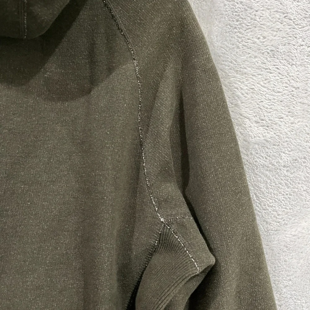 Lululemon Jacket Mens‎ Large Deep Cove Full Zip Hoodie High Neck Heavy Fleece