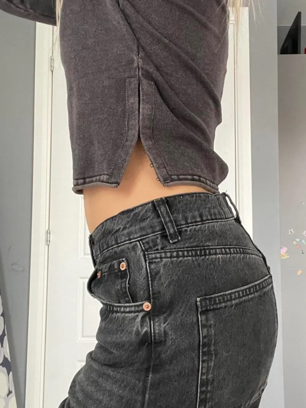Zara ribbed mock