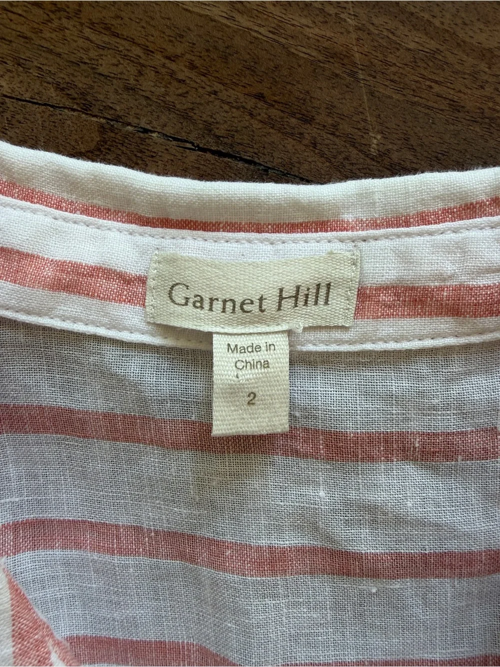 Garnet Hill lightweight linen