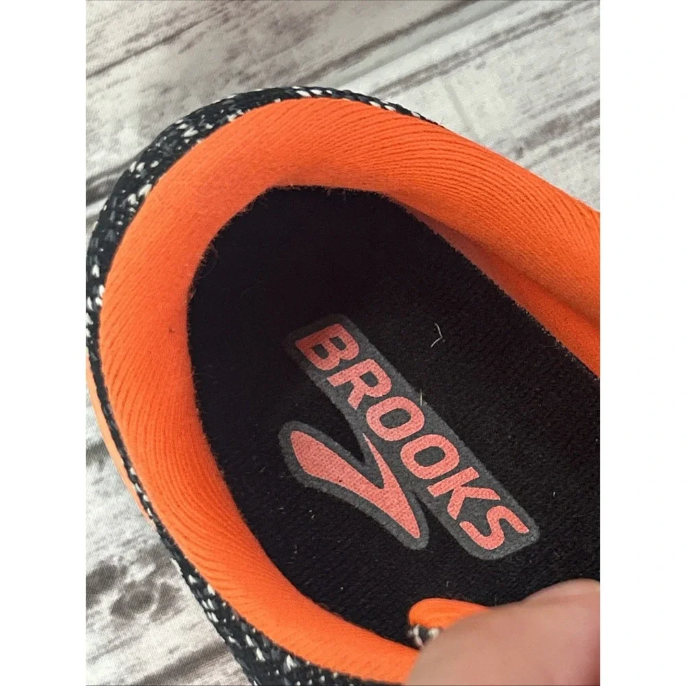 Brooks Launch 7 Shoes Womens Size 9 Black Coral Running Sneakers 1203221B079