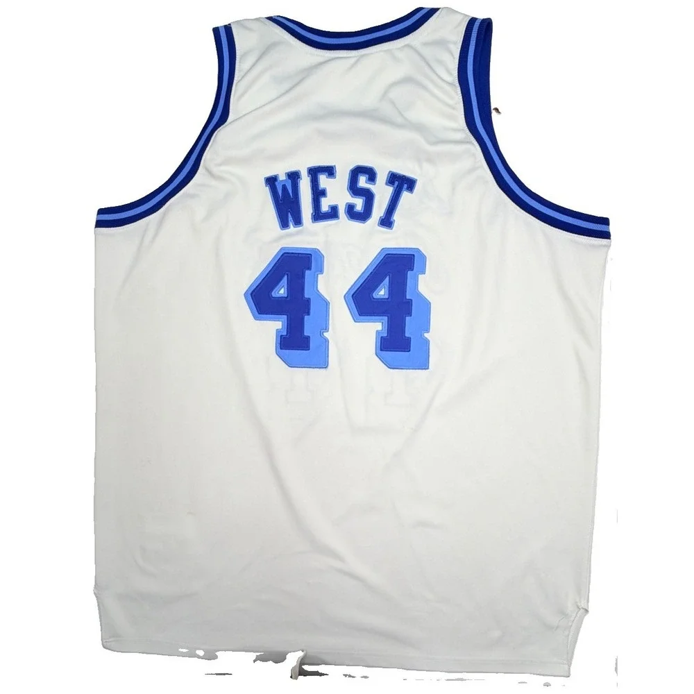 Mitchell & Ness Jerry West #44 Lakers 1961-62 Hardwood Classics Jersey 58 3XL